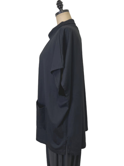 Pippa Poncho in Black