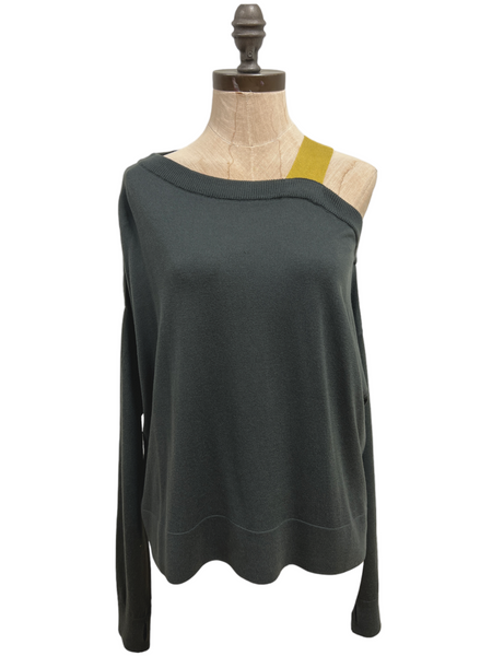 Two Tone Cut Away Top (Multiple Colors)