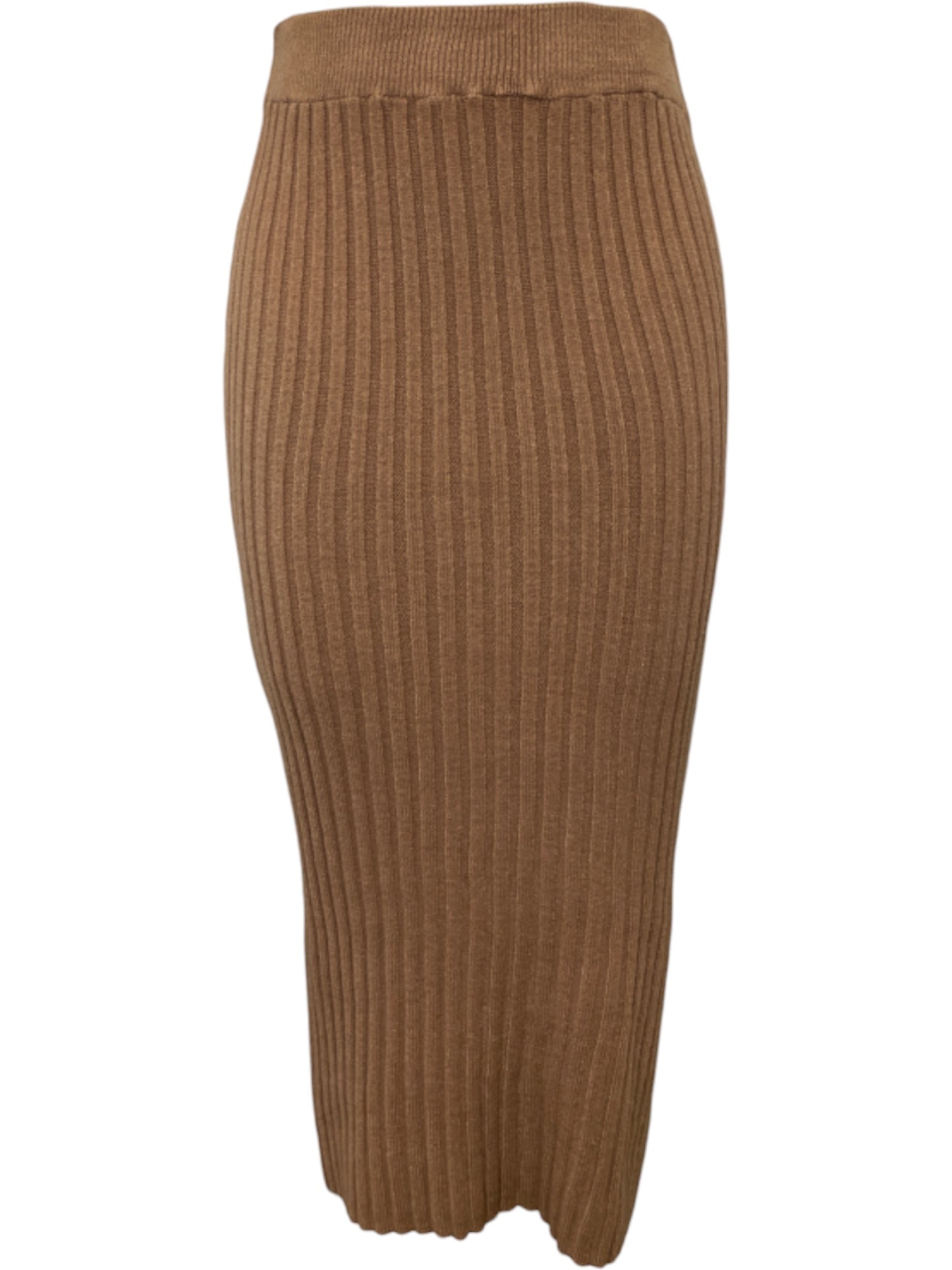 Fitted Rib Skirt (Multiple Colors)