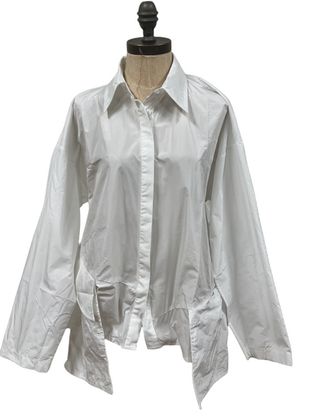 Taffeta Drop Pocket Shirt Jacket (Multiple Colors)