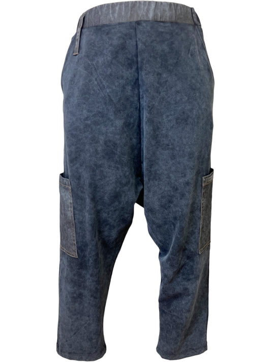 Acid Wash Drop Crotch Pant