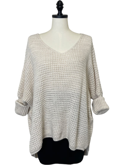 Brioche Knit Pullover (Multiple Colors)