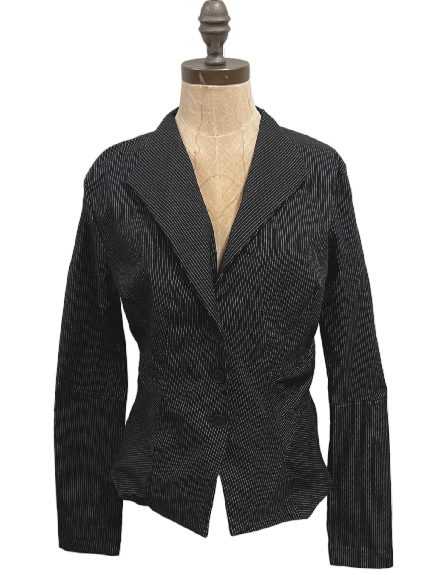 Rousseau Jacket in Black Stripe