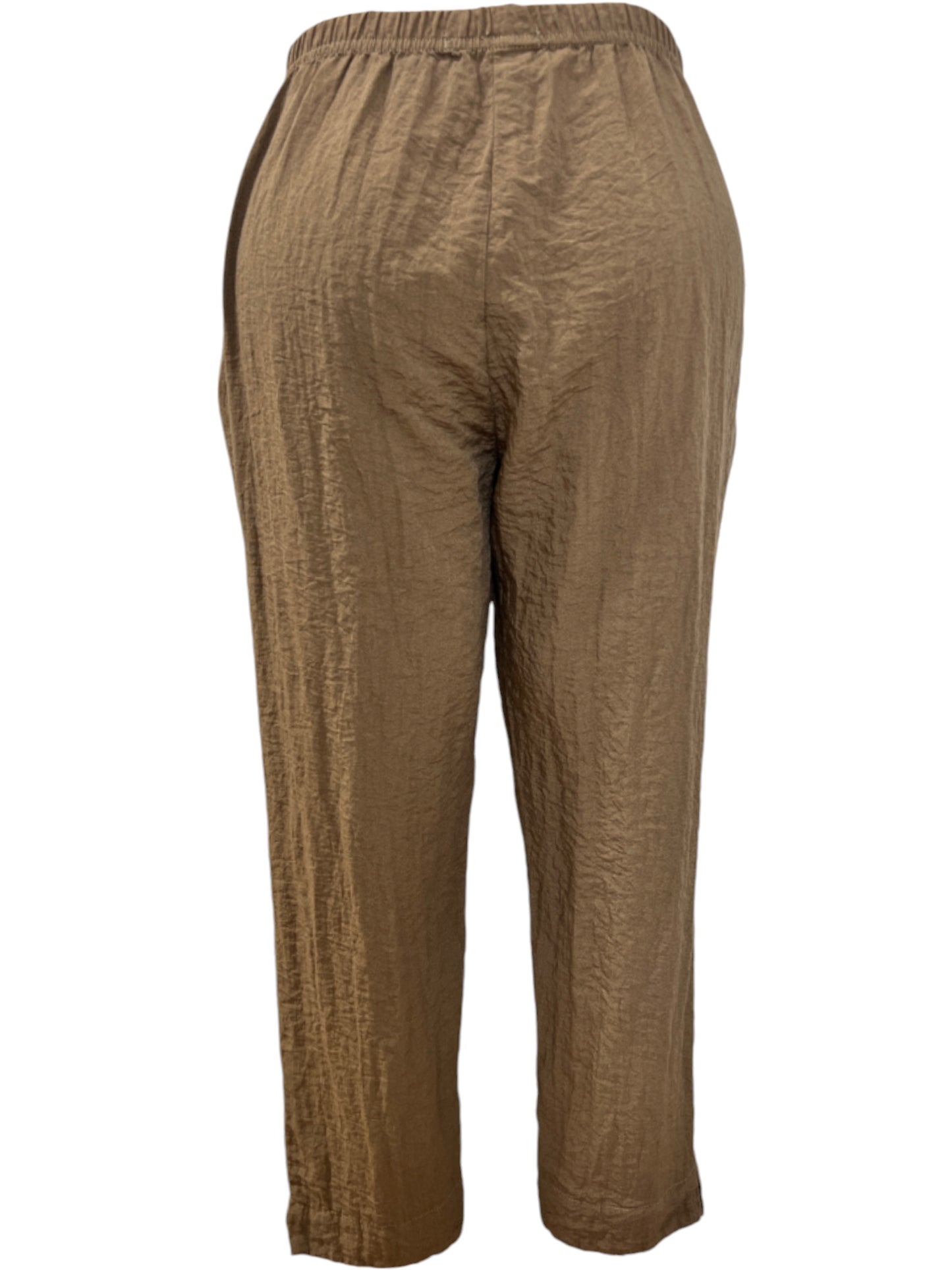 Tapered Leg Parachute Pant in Saddle