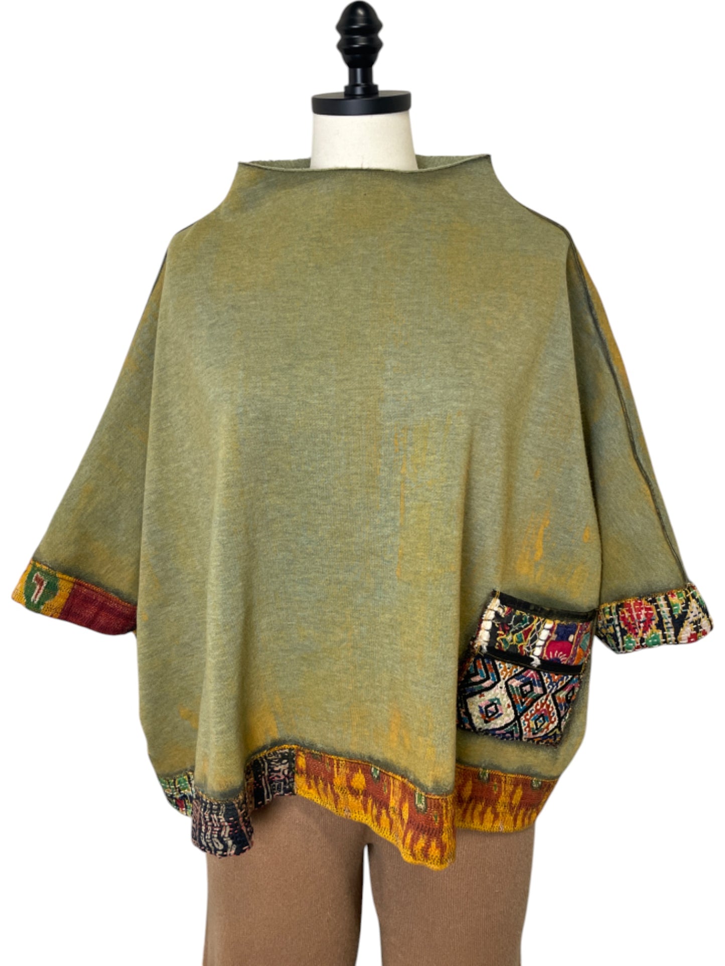 Sundari Sweat Upcycled Kantha Fleece 1