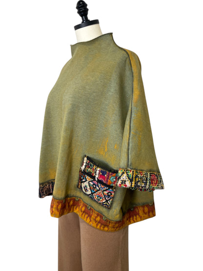 Sundari Sweat Upcycled Kantha Fleece 1