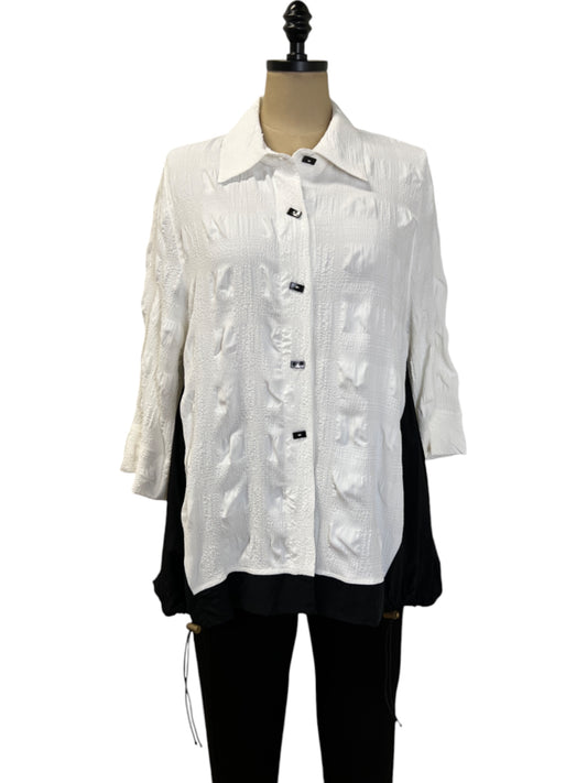 Bungee Hem Button-Up