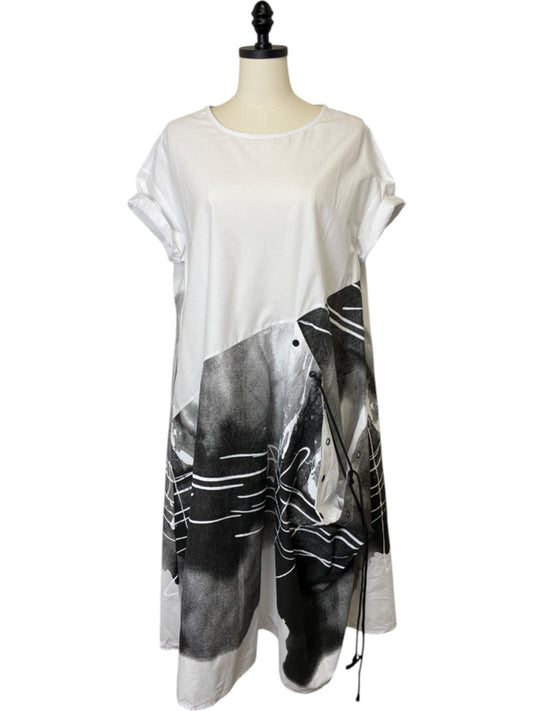 Print Shift Dress