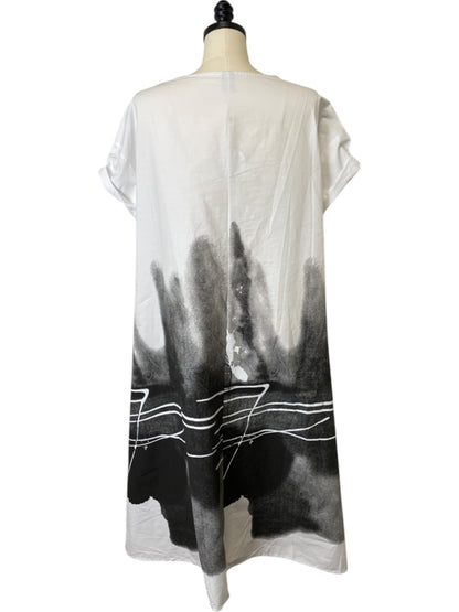 Print Shift Dress