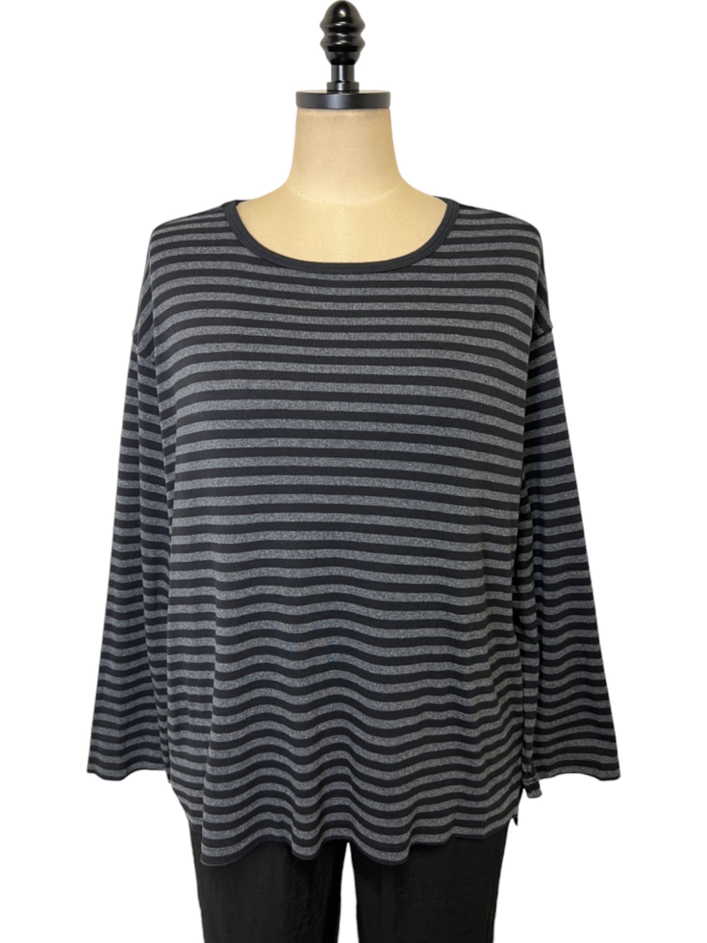 Beach T in Black Stripe