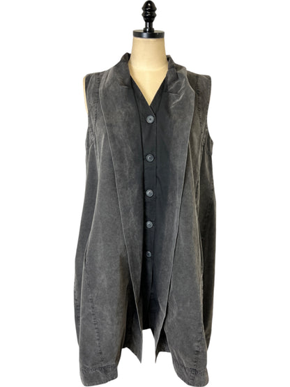 Charcoal Chambray Vest