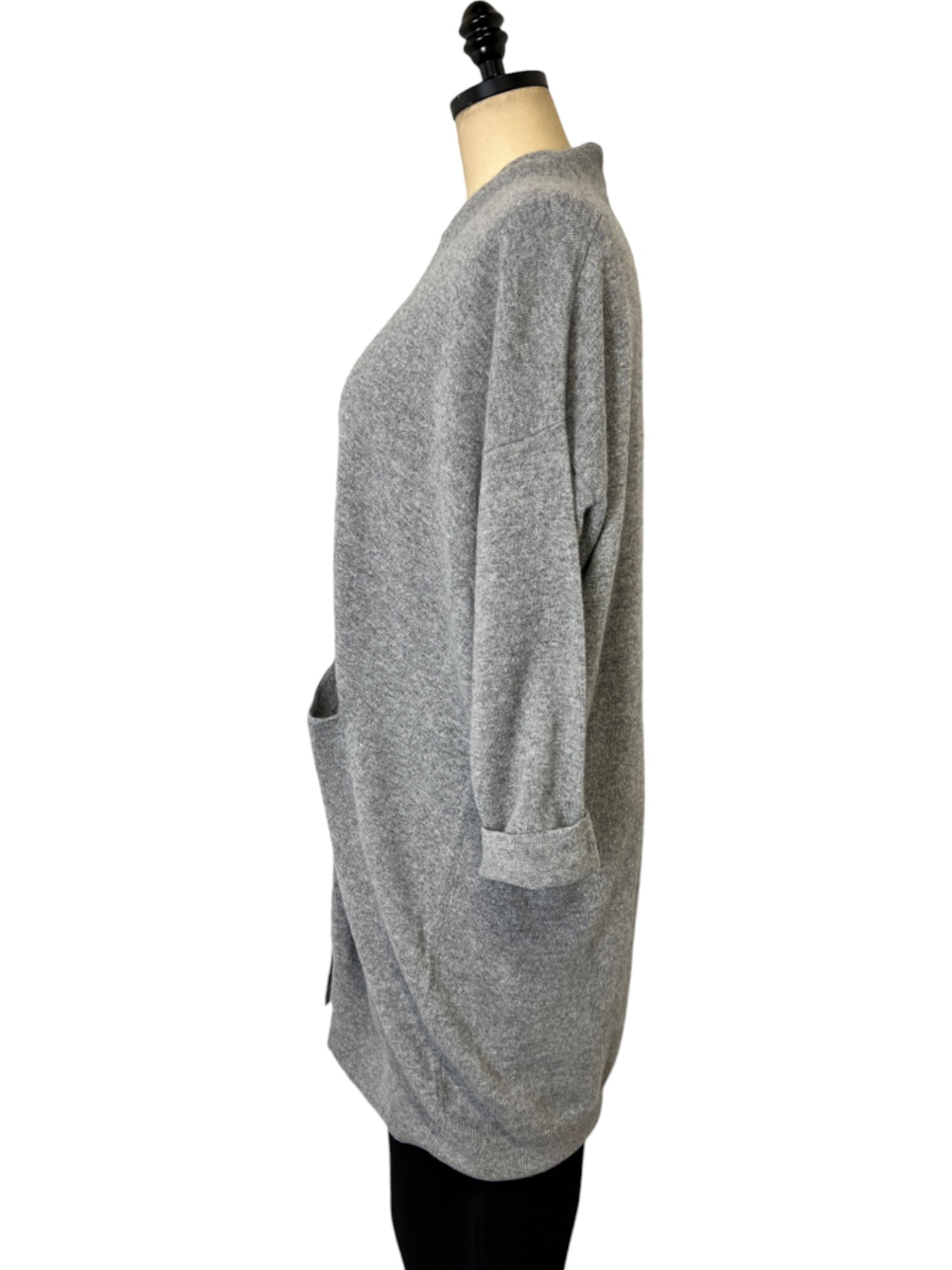 Hugh Cardigan in Light Grey