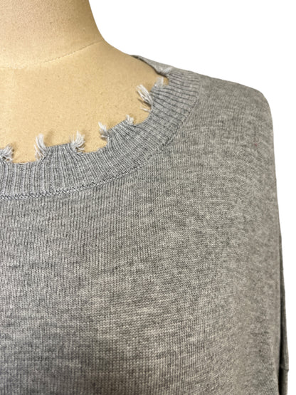 Shabby Chic Crew Neck in Silver