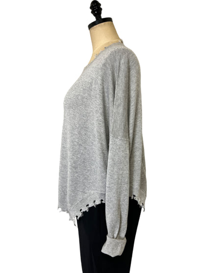 Shabby Chic Crew Neck in Silver