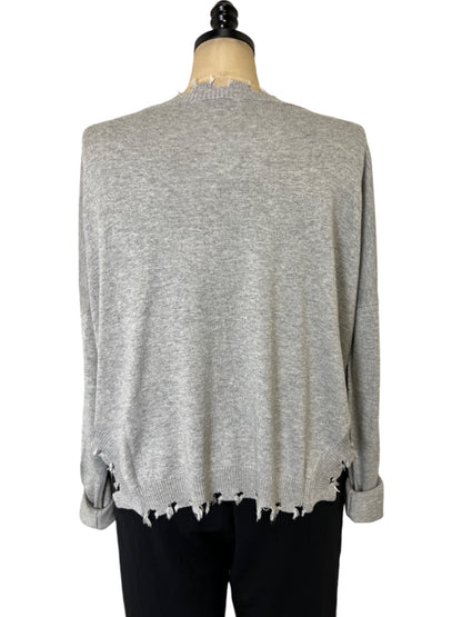 Shabby Chic Crew Neck in Silver