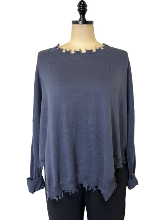 Shabby Chic Crew Neck in Stormy