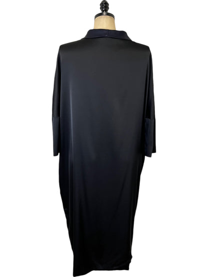 Crysto Dress in Midnight and Black