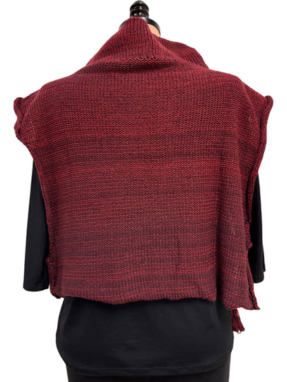 Georgia Vest in Ruby