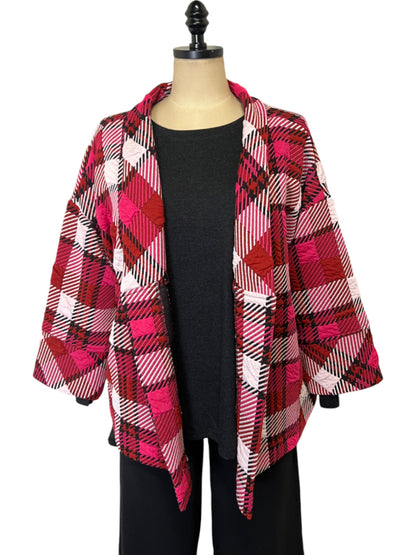 Tatum Jacket in Fuchsia Plaid