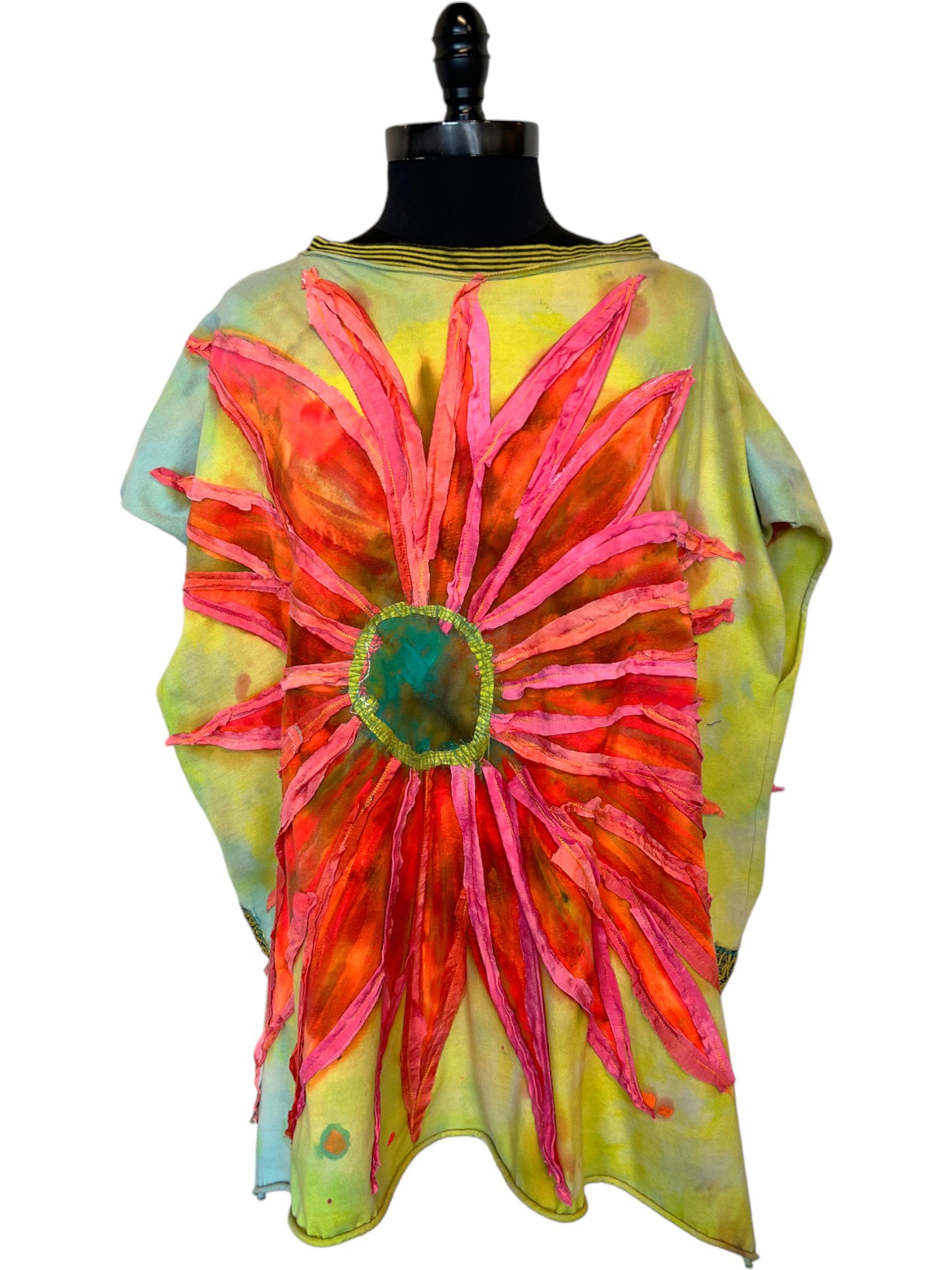 Flower Power Tunic in Lime