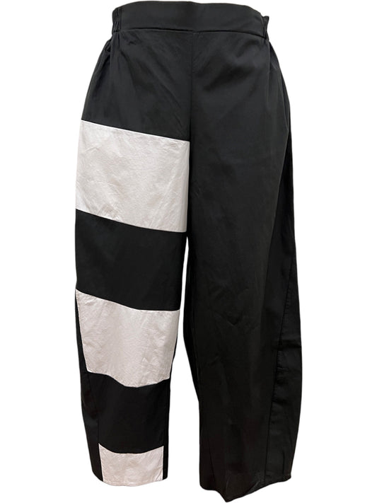 Patchwork Pant in Black and White