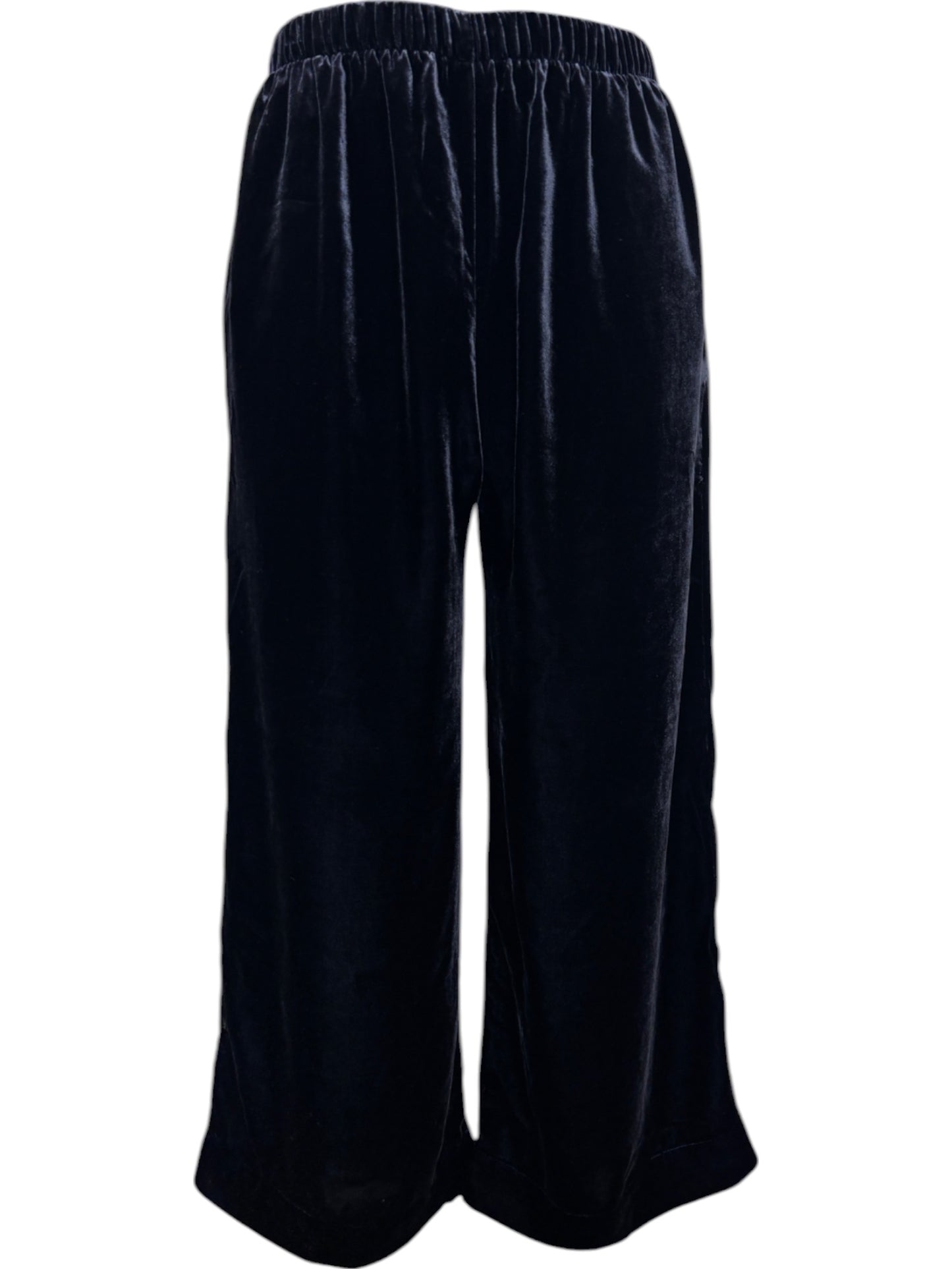 Liv Pant in Midnight Silk Velvet