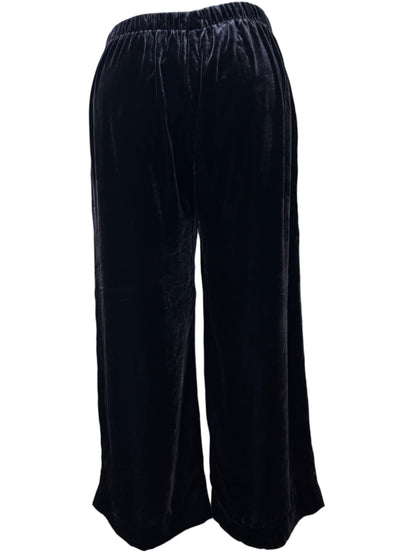 Liv Pant in Midnight Silk Velvet