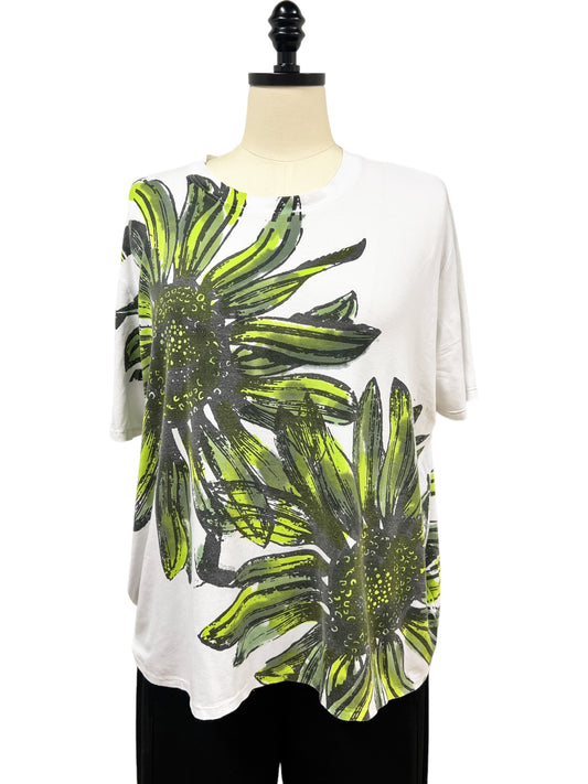 Sunflower Tee in Lime