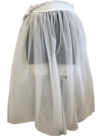 Sheer Apron Skirt (2 Colors)