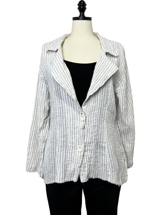 Stripe Linen Jacket