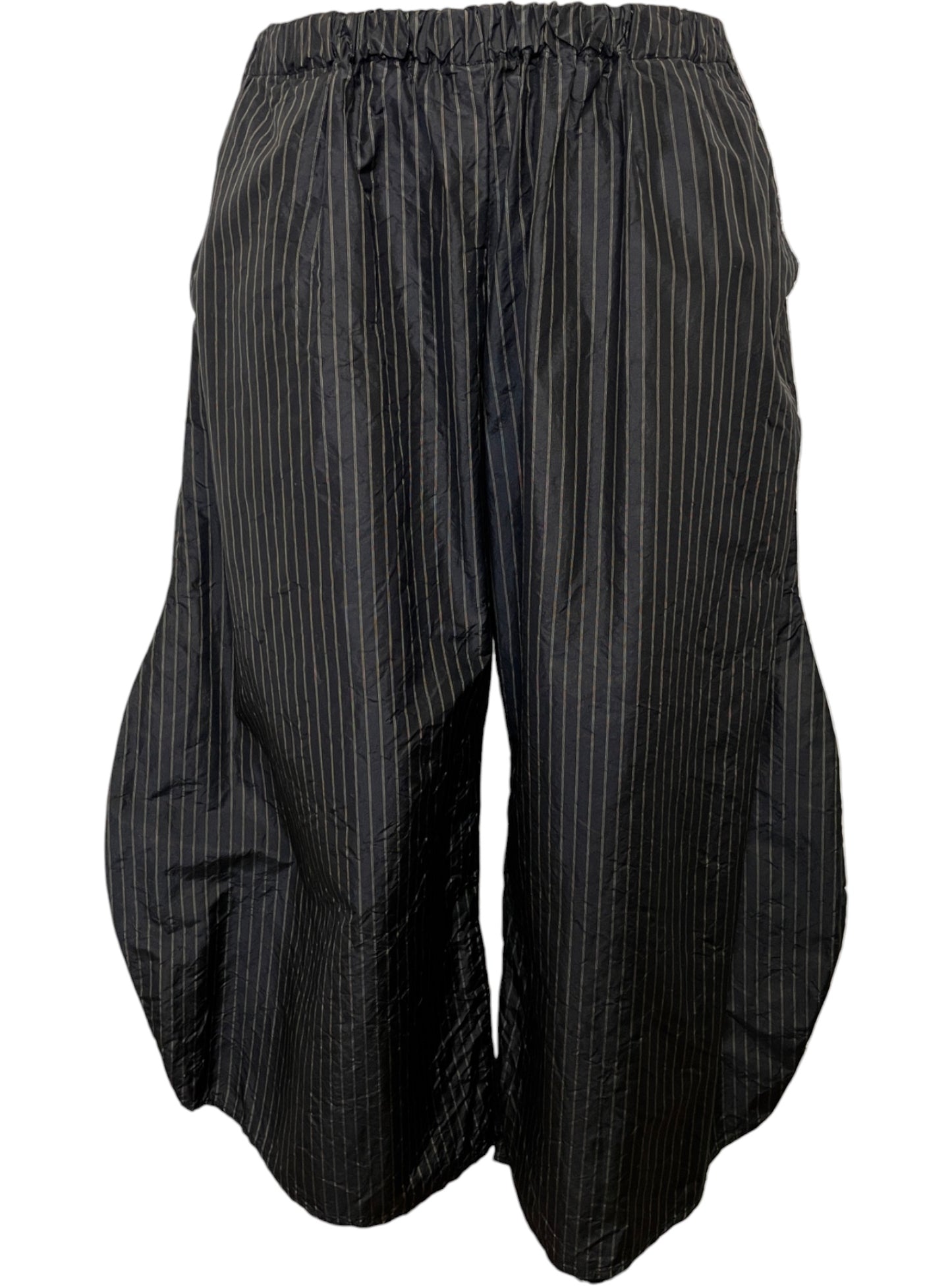 Basic Pant in Stripe Silk Taffeta