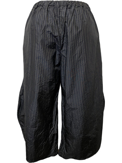 Basic Pant in Stripe Silk Taffeta