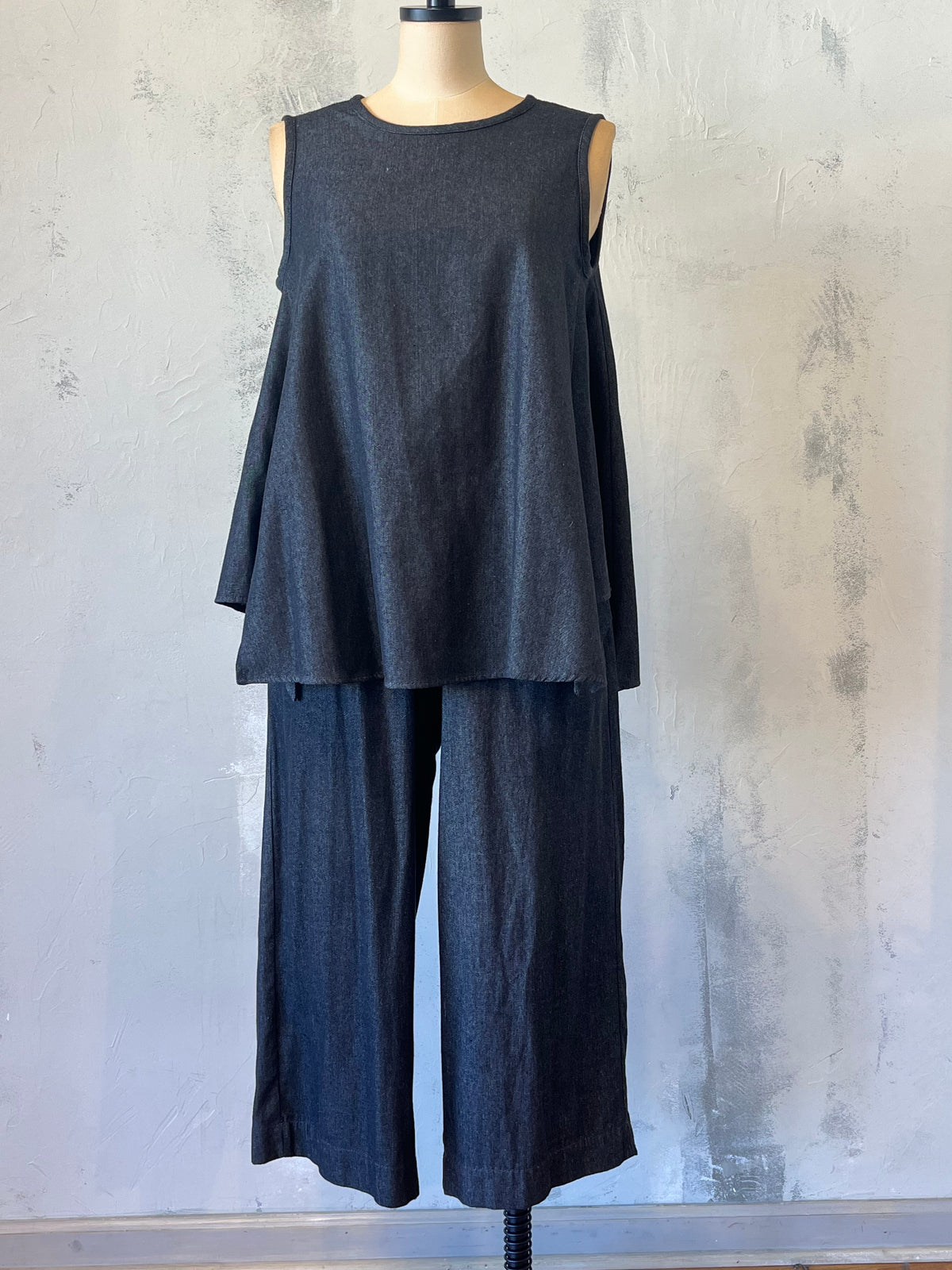 Amma Cotton Denim Top