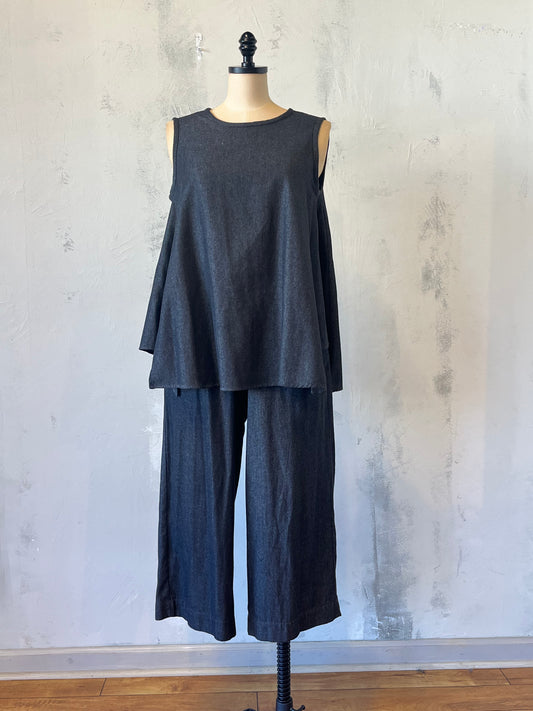 Amma Cotton Denim Top