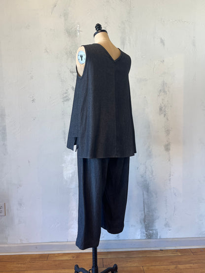 Amma Cotton Denim Top