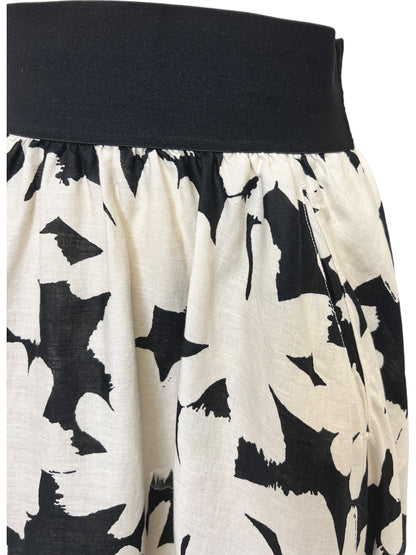 Brushstroke Blossom Skirt