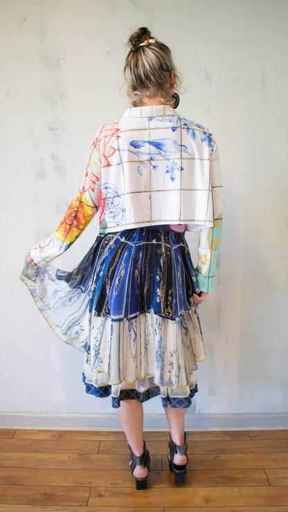 Blouse T Mini - Ocean Washed Tiles