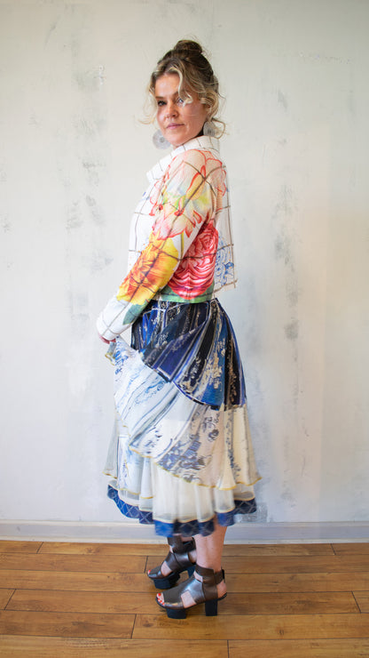 Blouse T Mini - Ocean Washed Tiles
