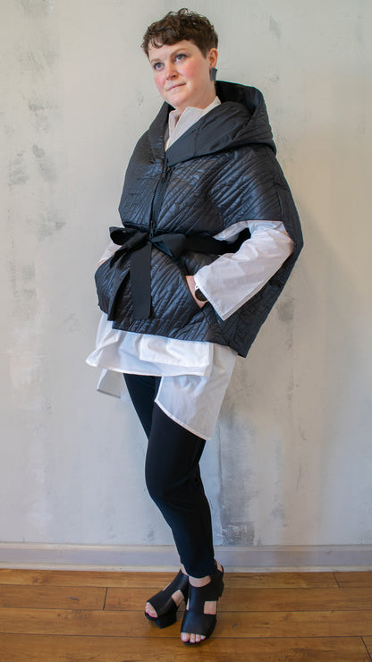 Infinity Coat In Black