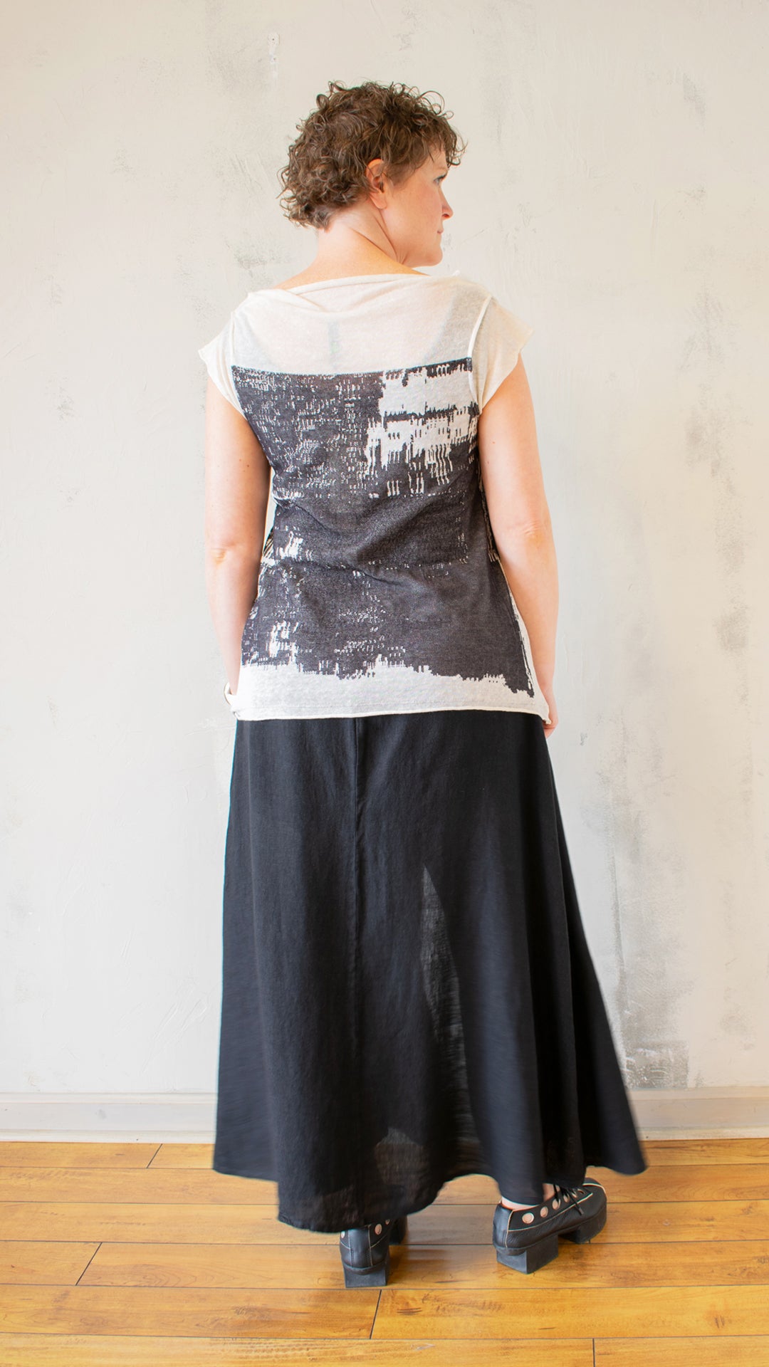 Jacquard Knit Top