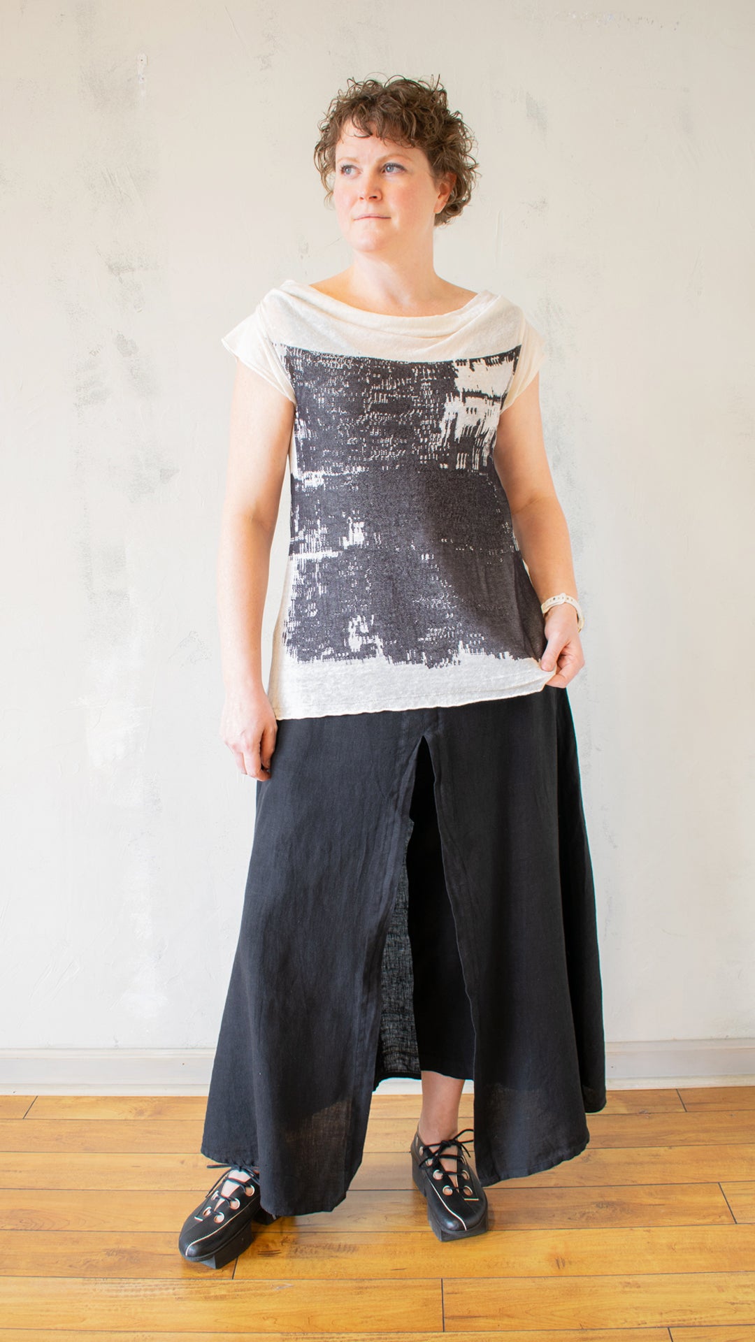 Jacquard Knit Top