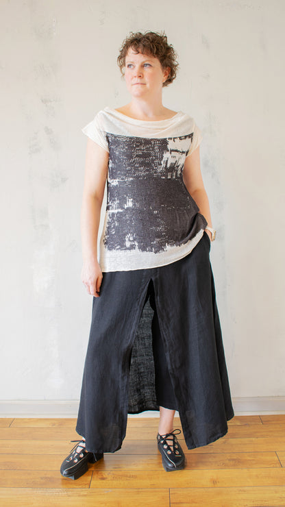 Jacquard Knit Top