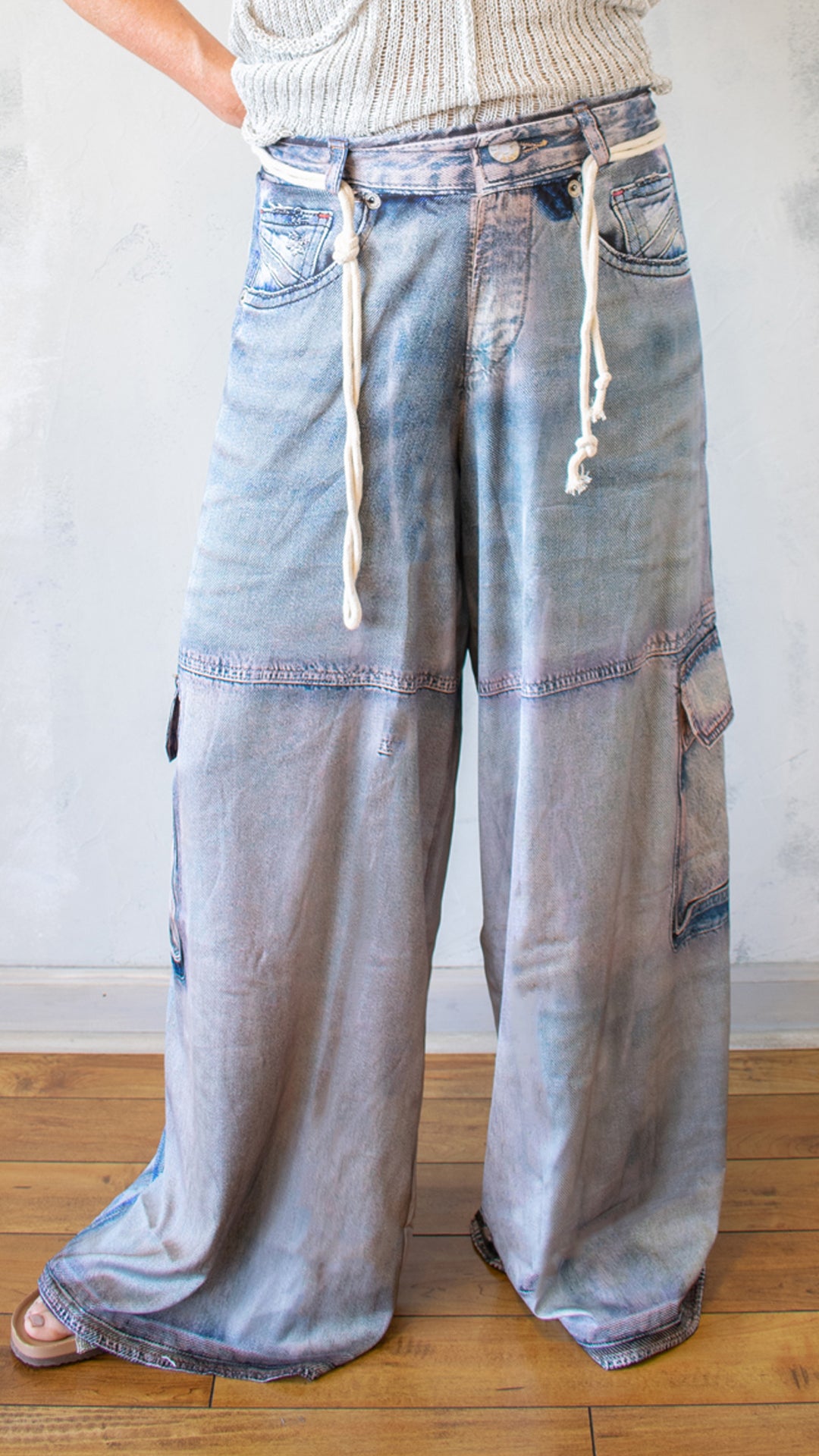 Jeanious Trompe L'Oeil Pant