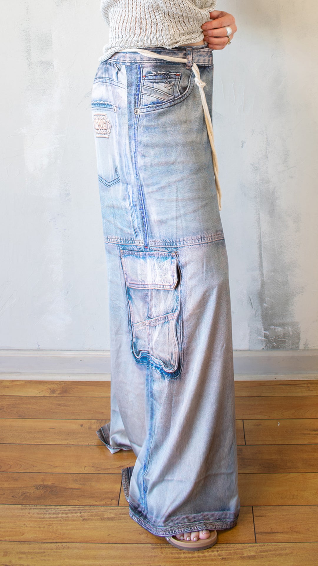 Jeanious Trompe L'Oeil Pant