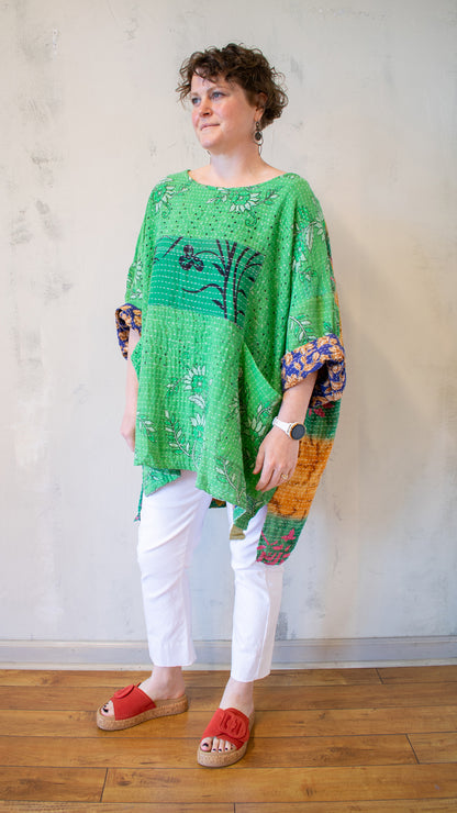Cotton Kantha Pullover