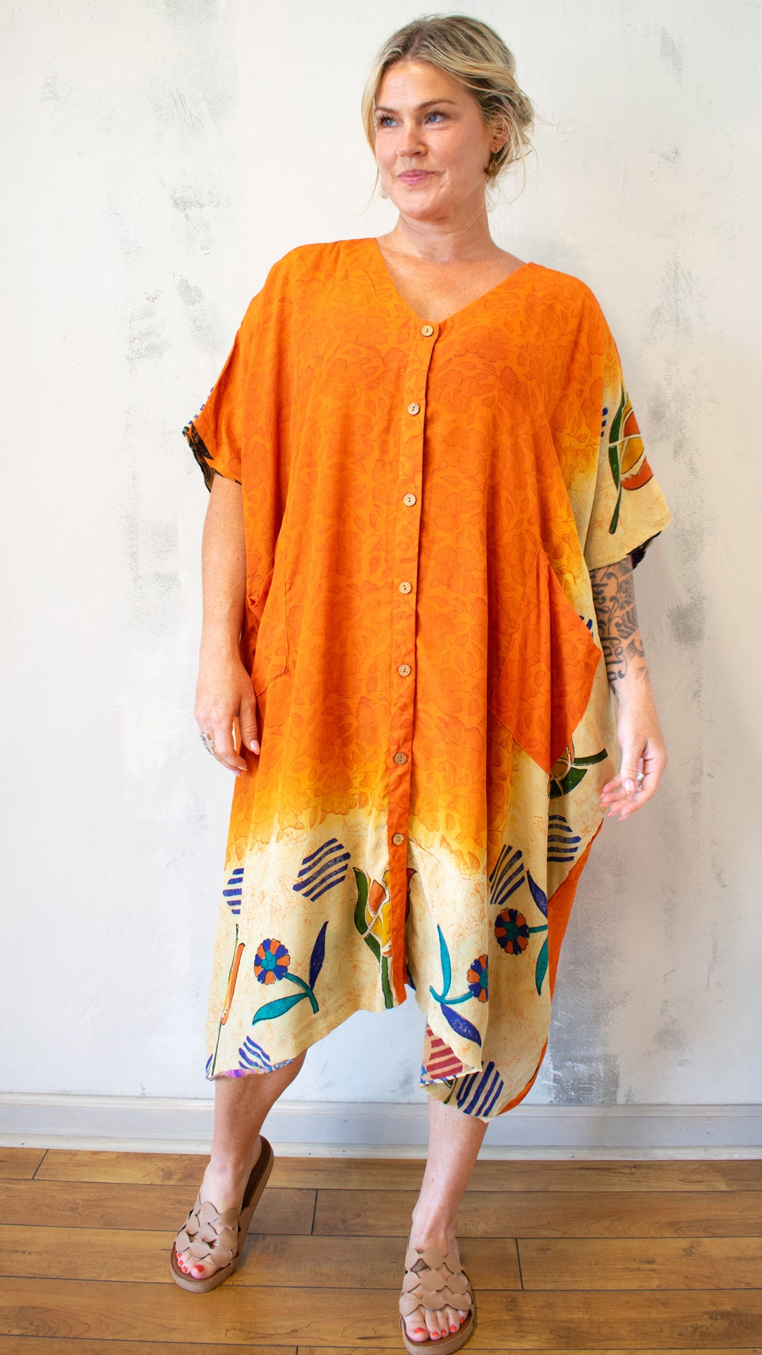 Duality Midi Muu Dress