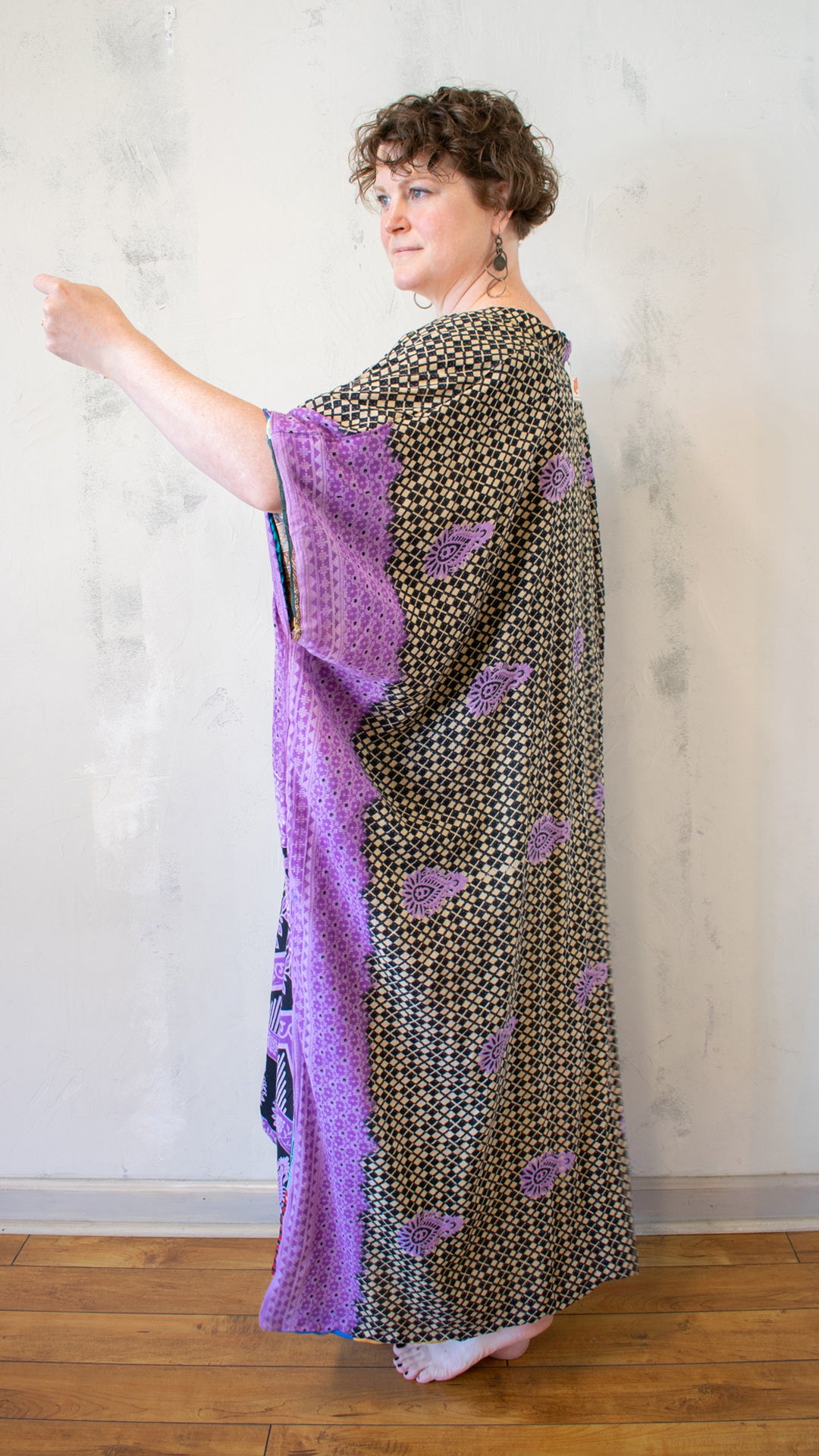 Vintage Silk Patchwork Caftan