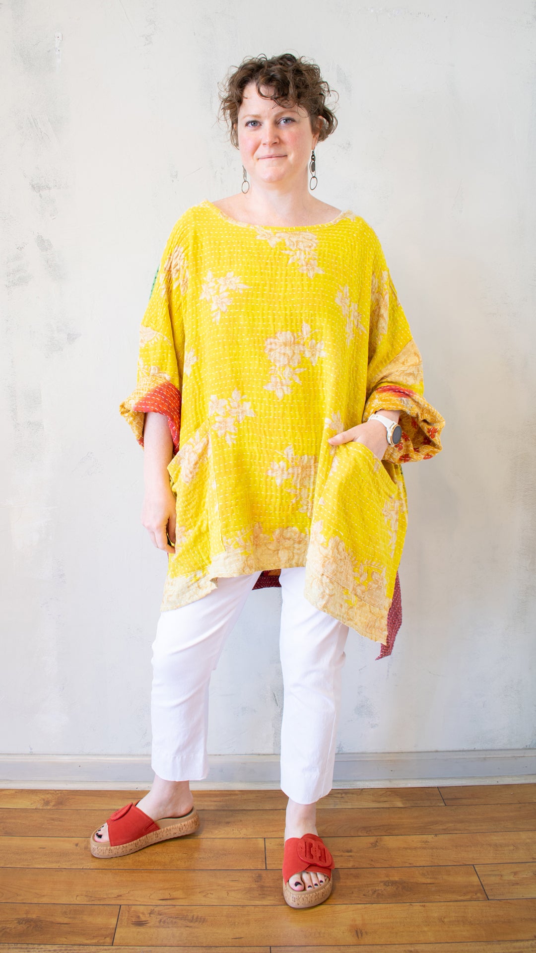 Cotton Kantha Pullover