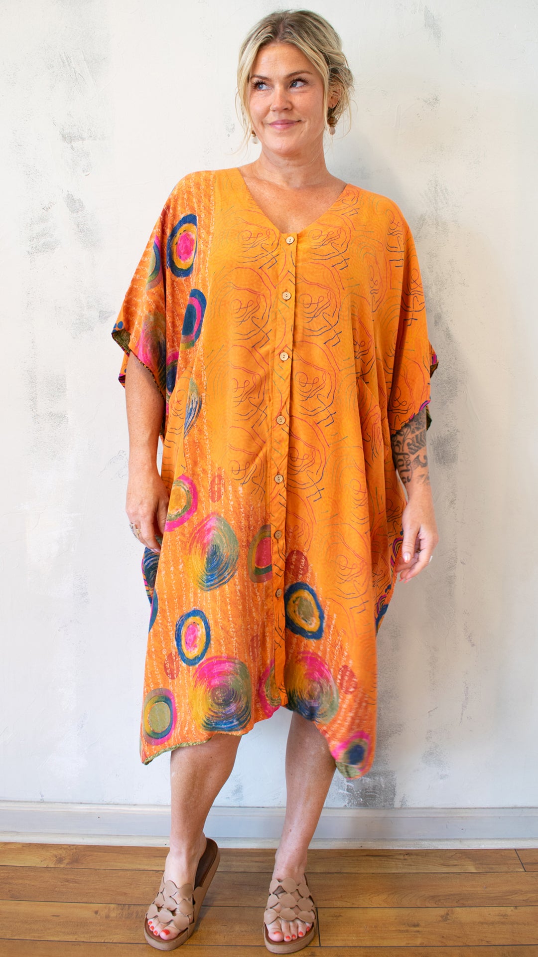 Duality Midi Muu Dress