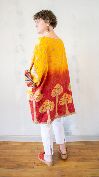 Cotton Kantha Pullover